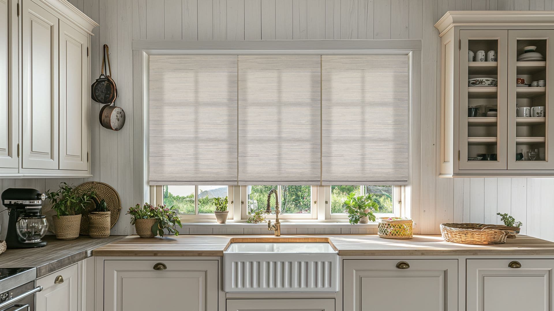 Avalon Morning woven wood shade