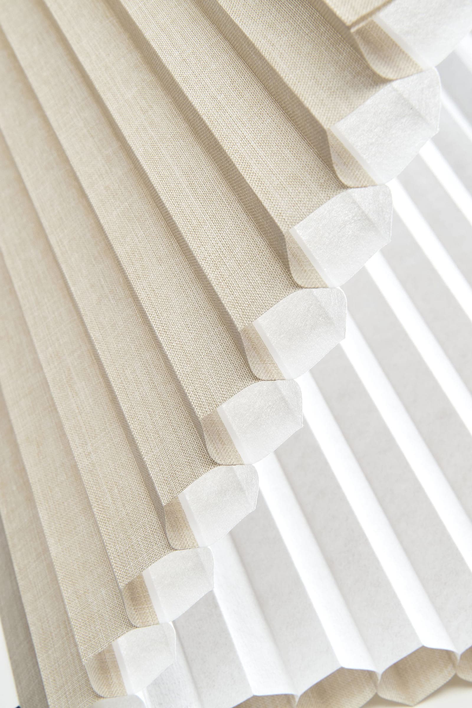 Devon Cashew cellular shade fabric