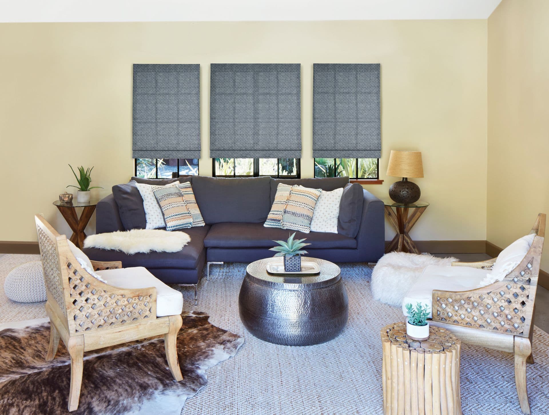 Darby Tide roman shade