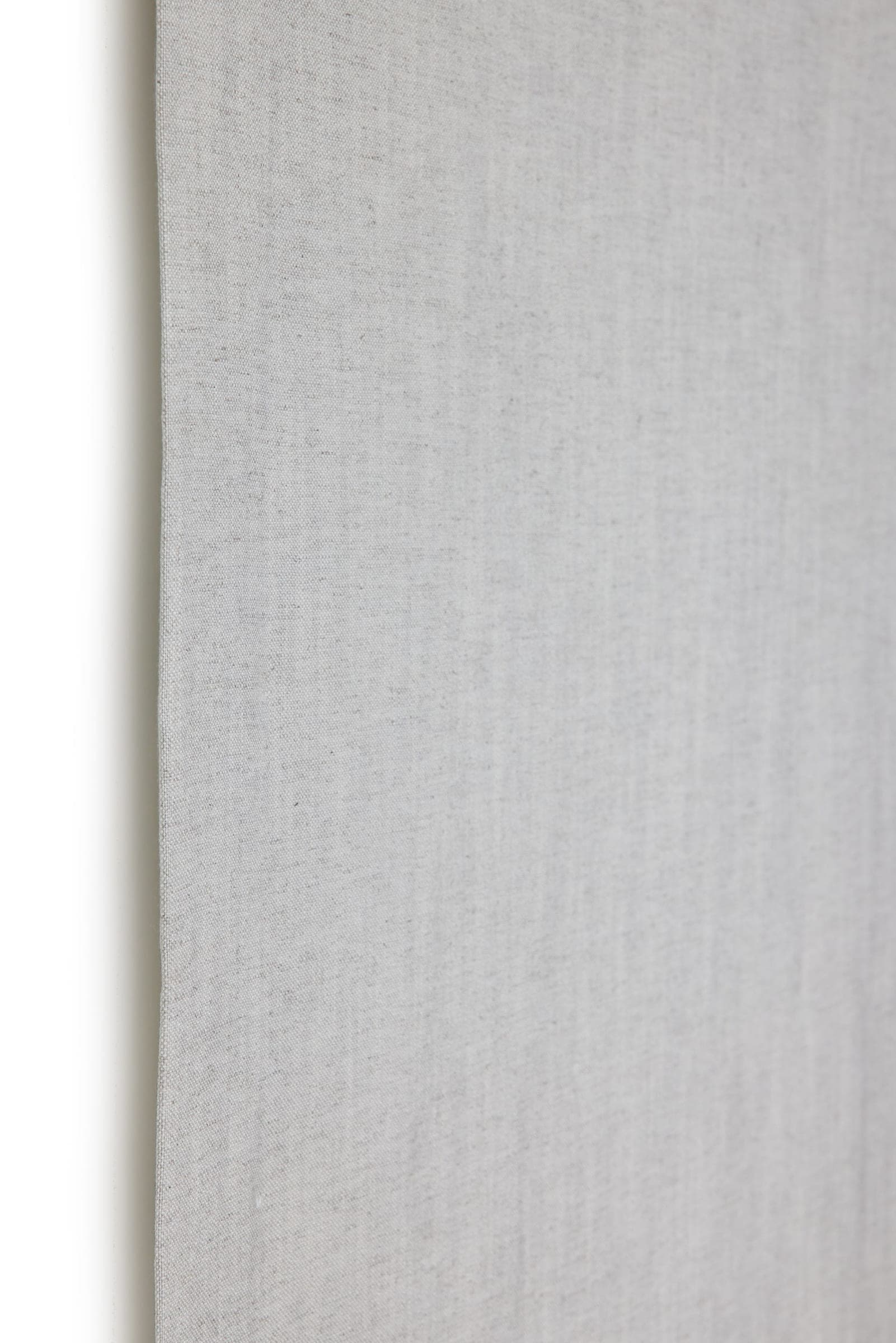Close-up of roman shade fabric and stitching
