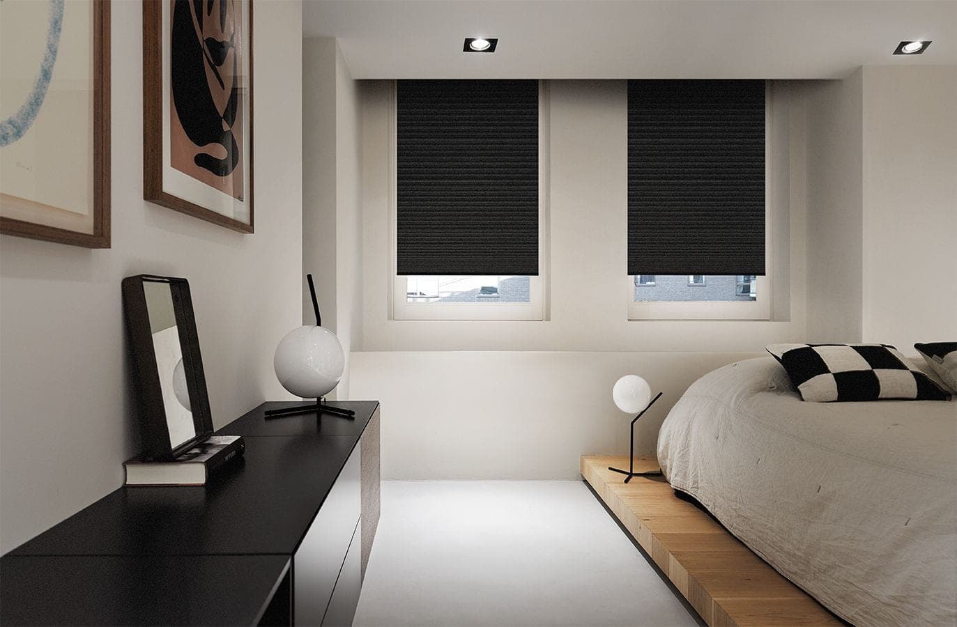 Rioja Espresso cellular shade fabric