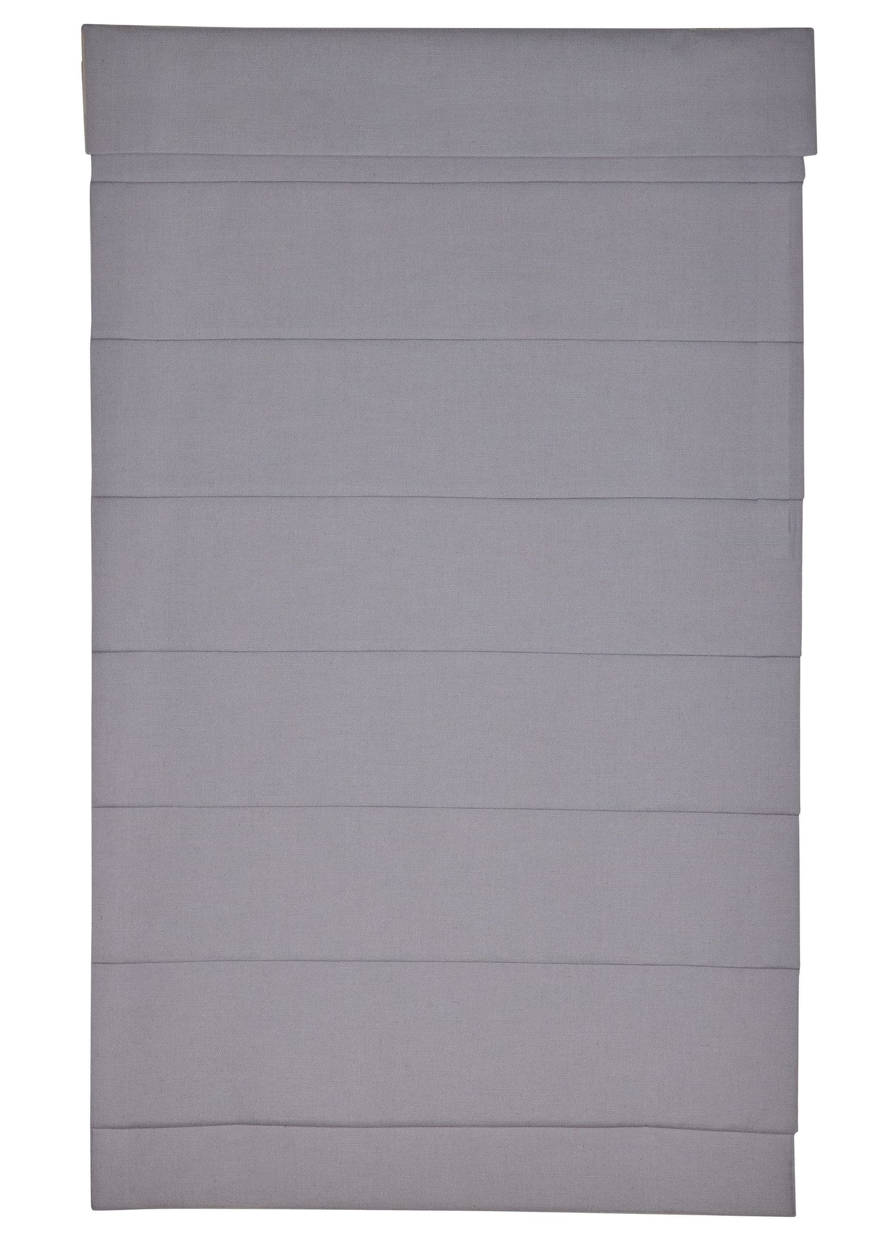 Valance style roman shade